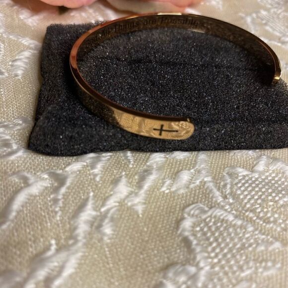 ⭐️Angemiel Engraving  Rose Gold Bracelets  for her - Picture 5 of 6